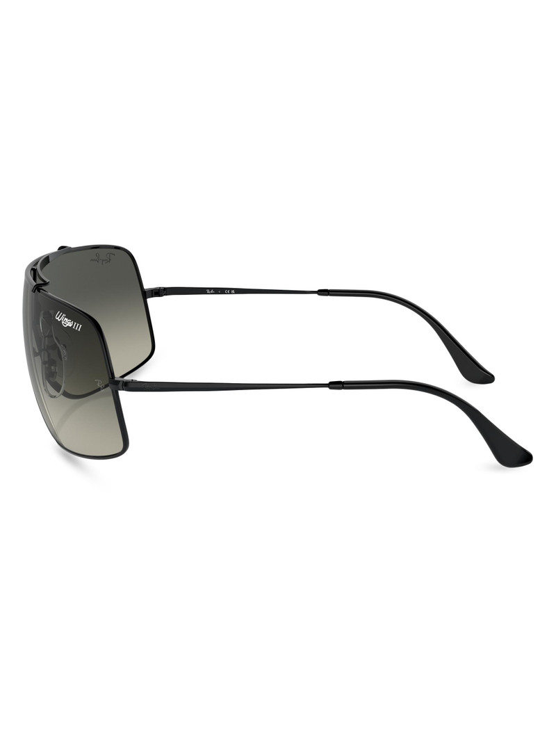 Women's 0RB3897 0MM Wings III Sunglasses - Black Grey Gradient 3