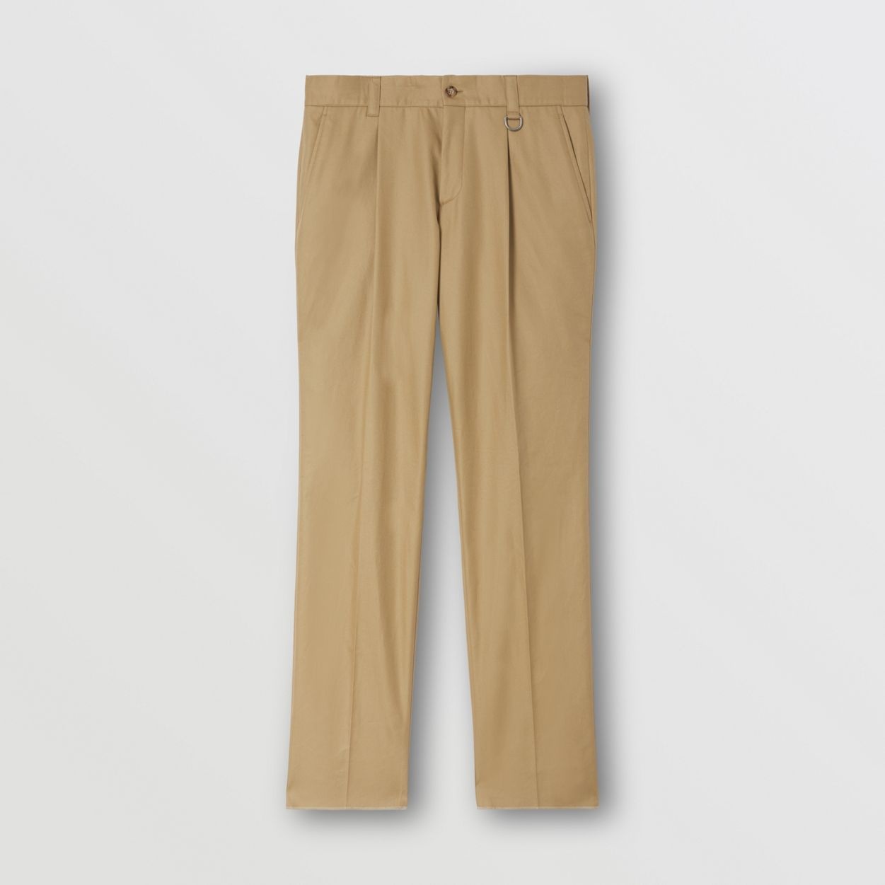 Cotton Gabardine Tailored Trousers - 1