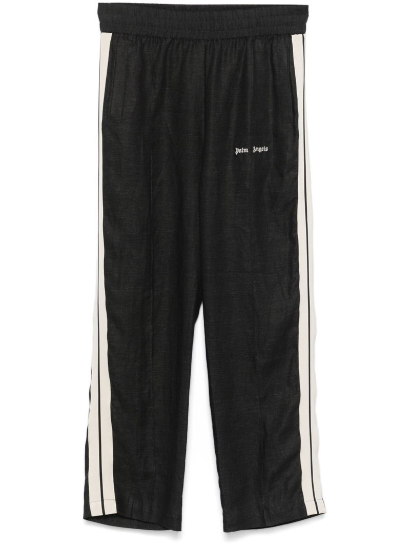 logo-embroidered track pants 1