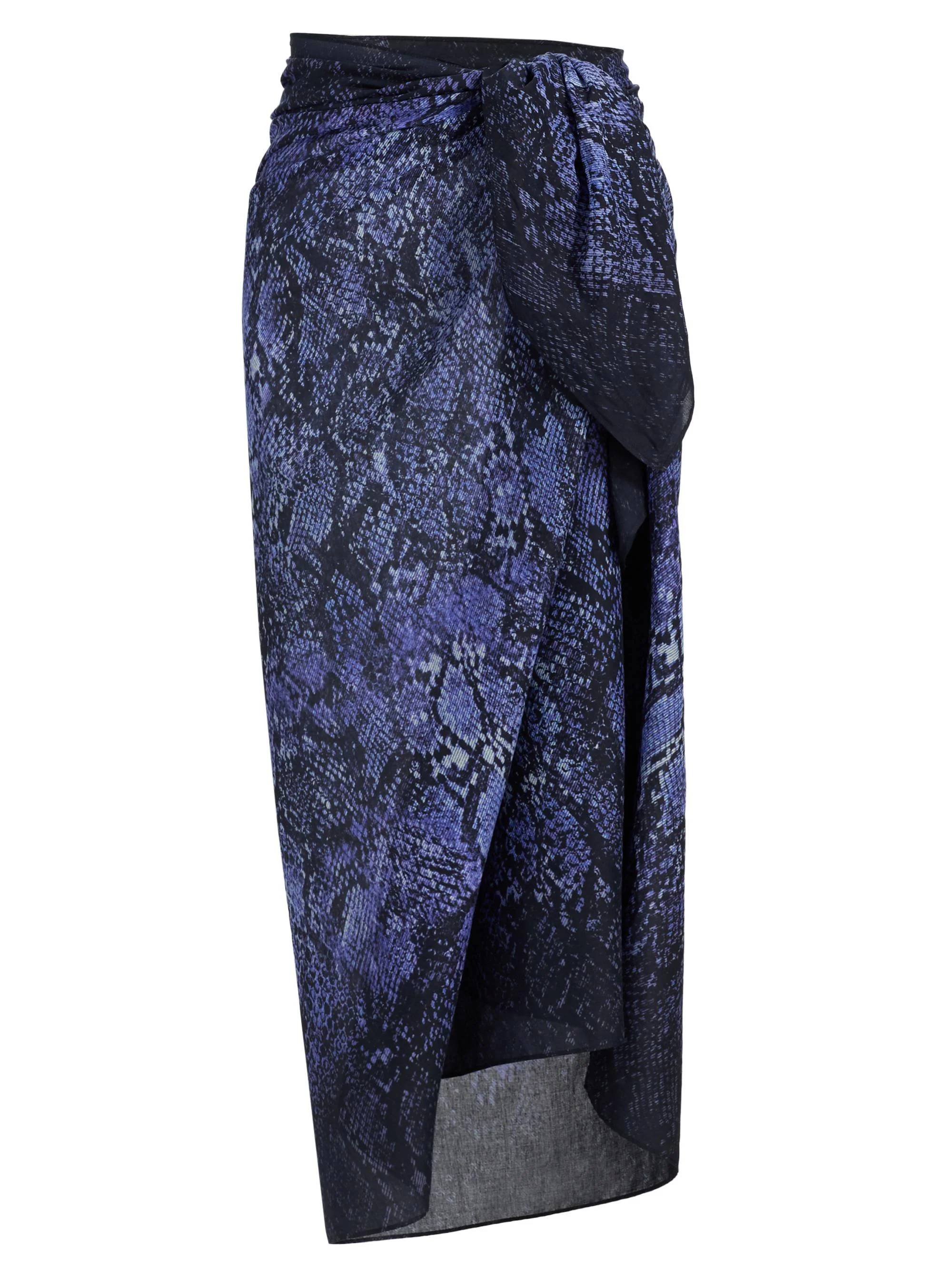 Women's Bridget Snakeskin-Print Cotton-Silk Pareo - Tide Multi - 1