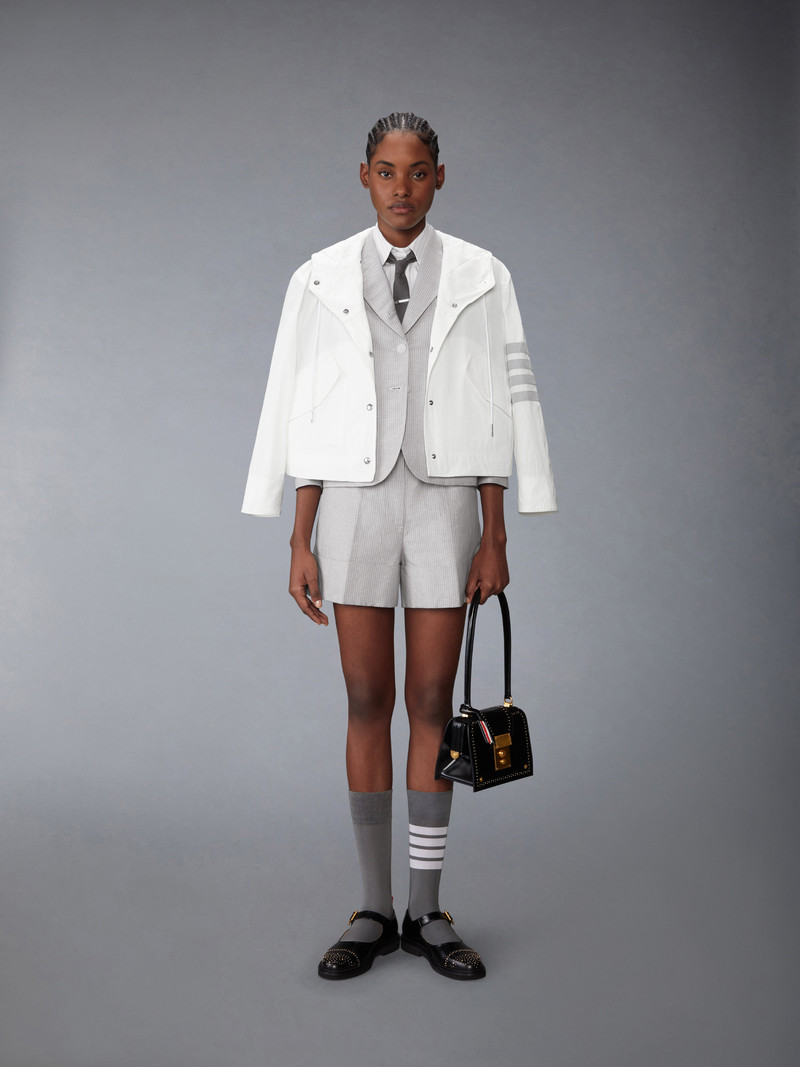 TONAL UNIVERSITY STRIPE SACK SHORTS 4