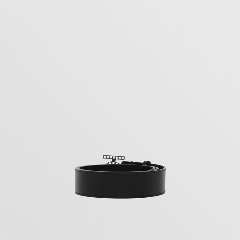 Perforated Monogram Motif Leather Belt 5