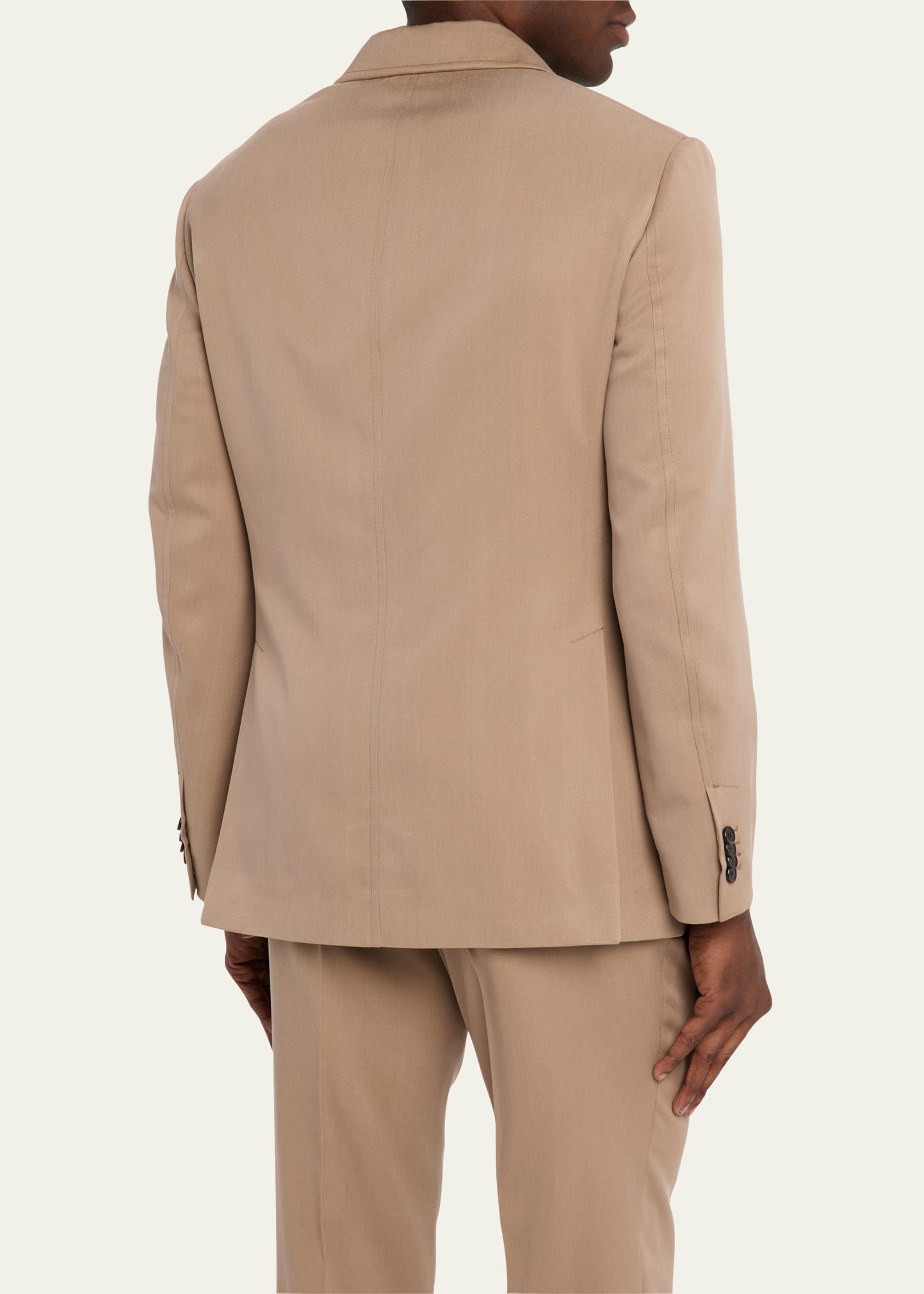 Men's Silk Leather-Trim Travel Jacket - 3