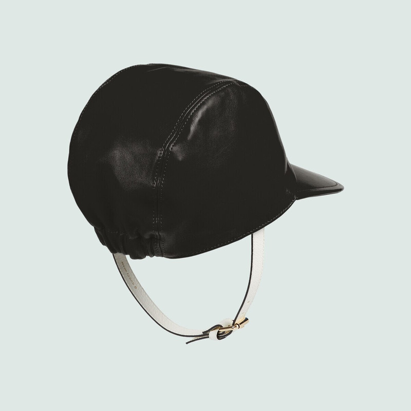 adidas x Gucci baseball hat with chin strap 4