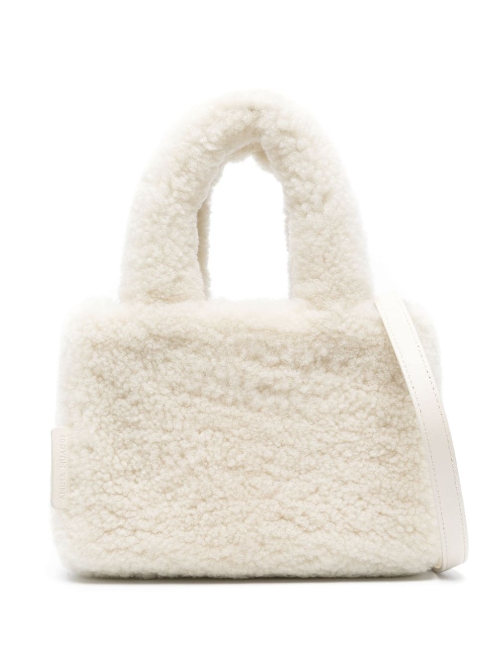 Amini Giuly shearling tote bag - 1