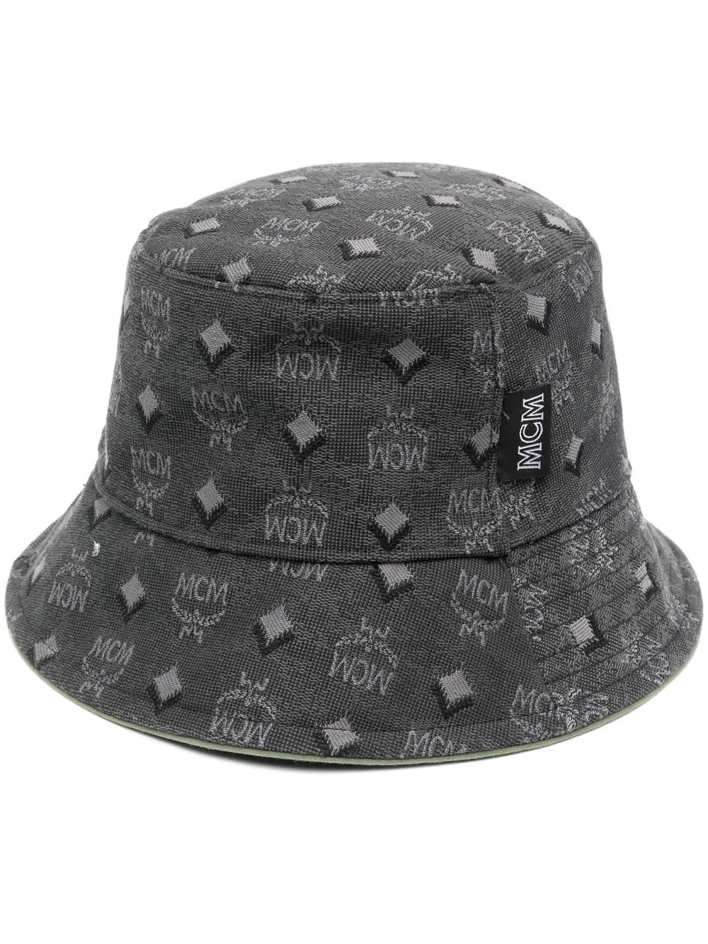 monogram-embroidered bucket hat - 1