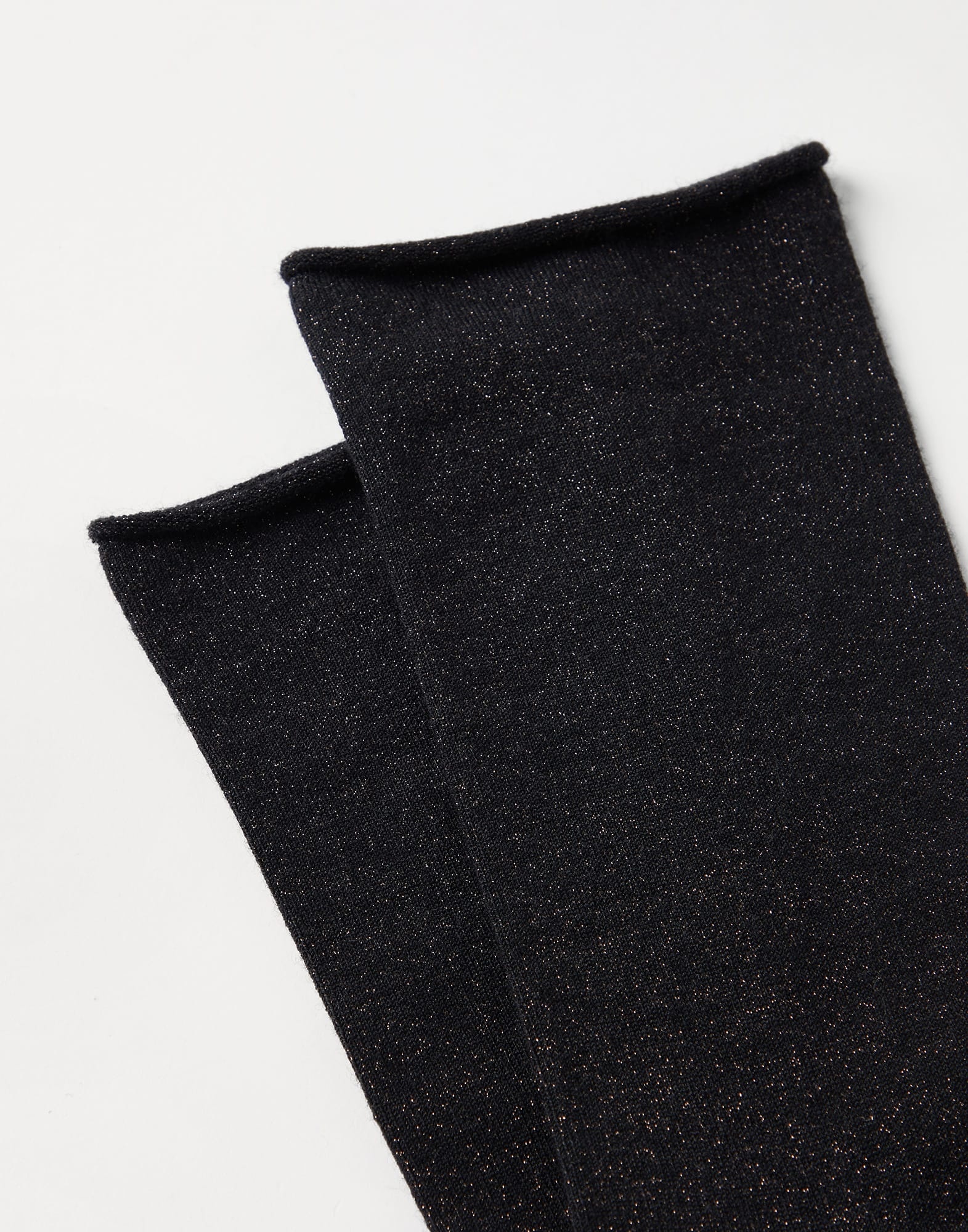 Cashmere and silk sparkling knit socks - 2