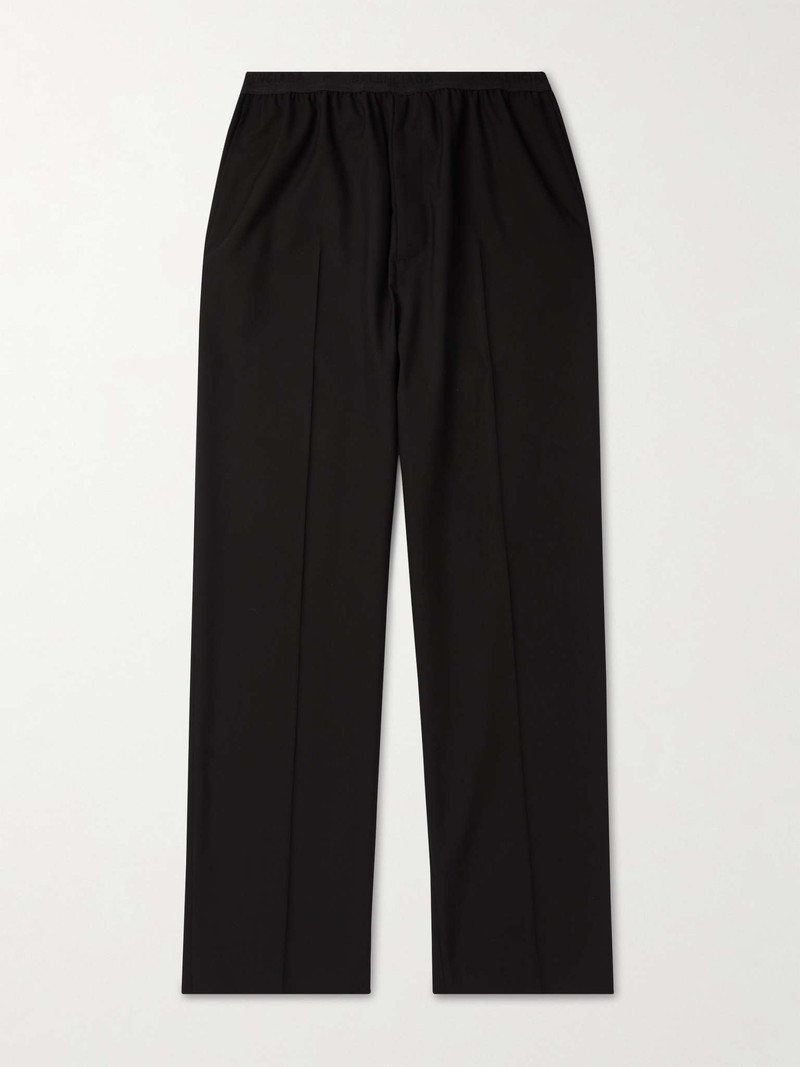 Wide-Leg Wool Trousers 1