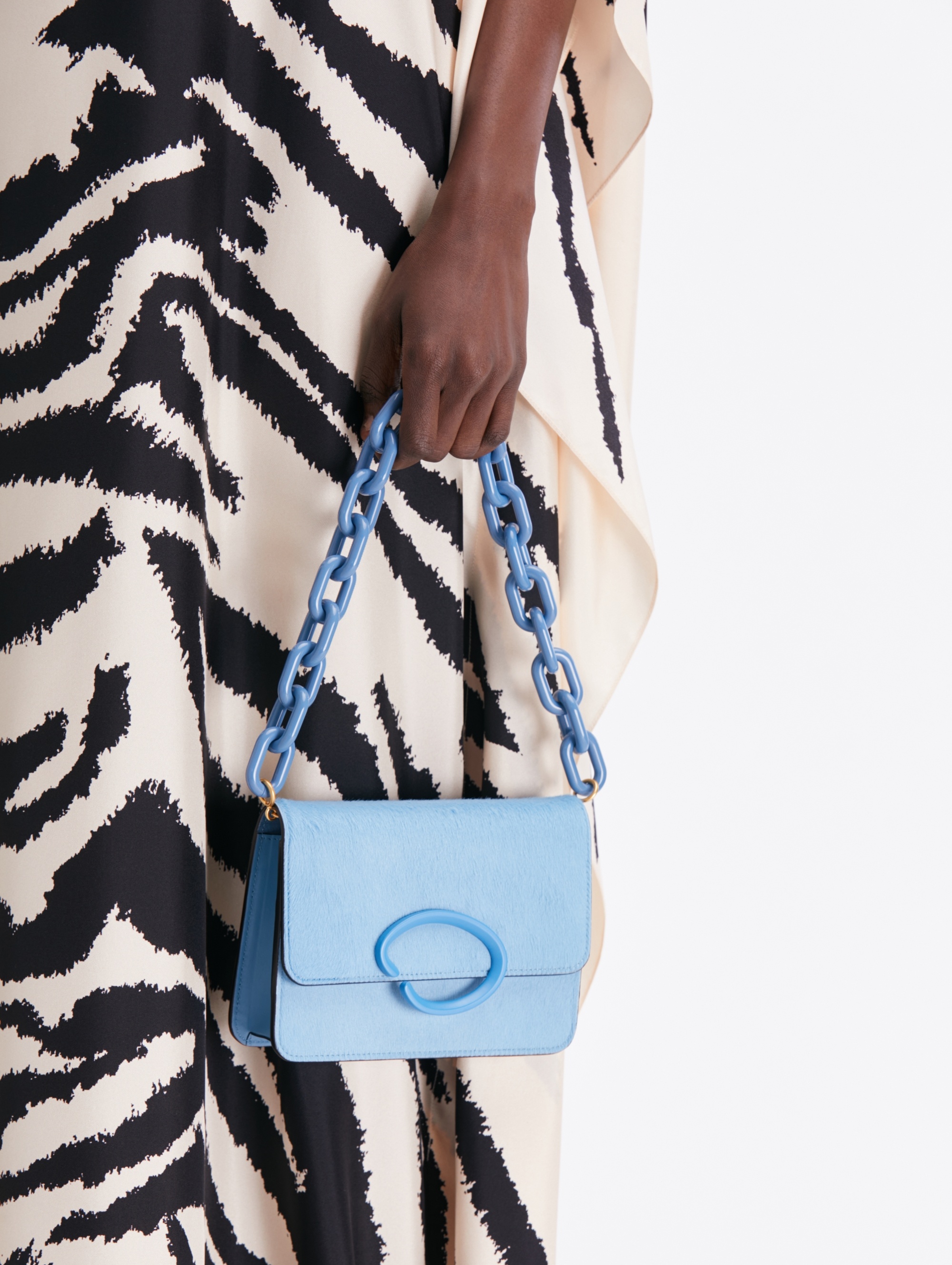 LIGHT BLUE HAIRCALF O POCHETTE - 2