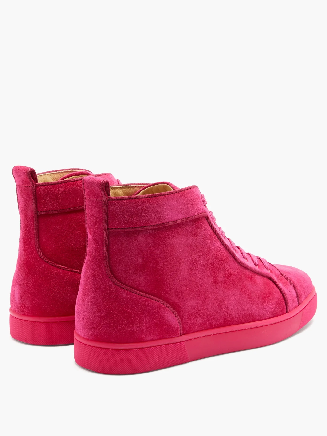 Louis Orlato suede high-top trainers - 4