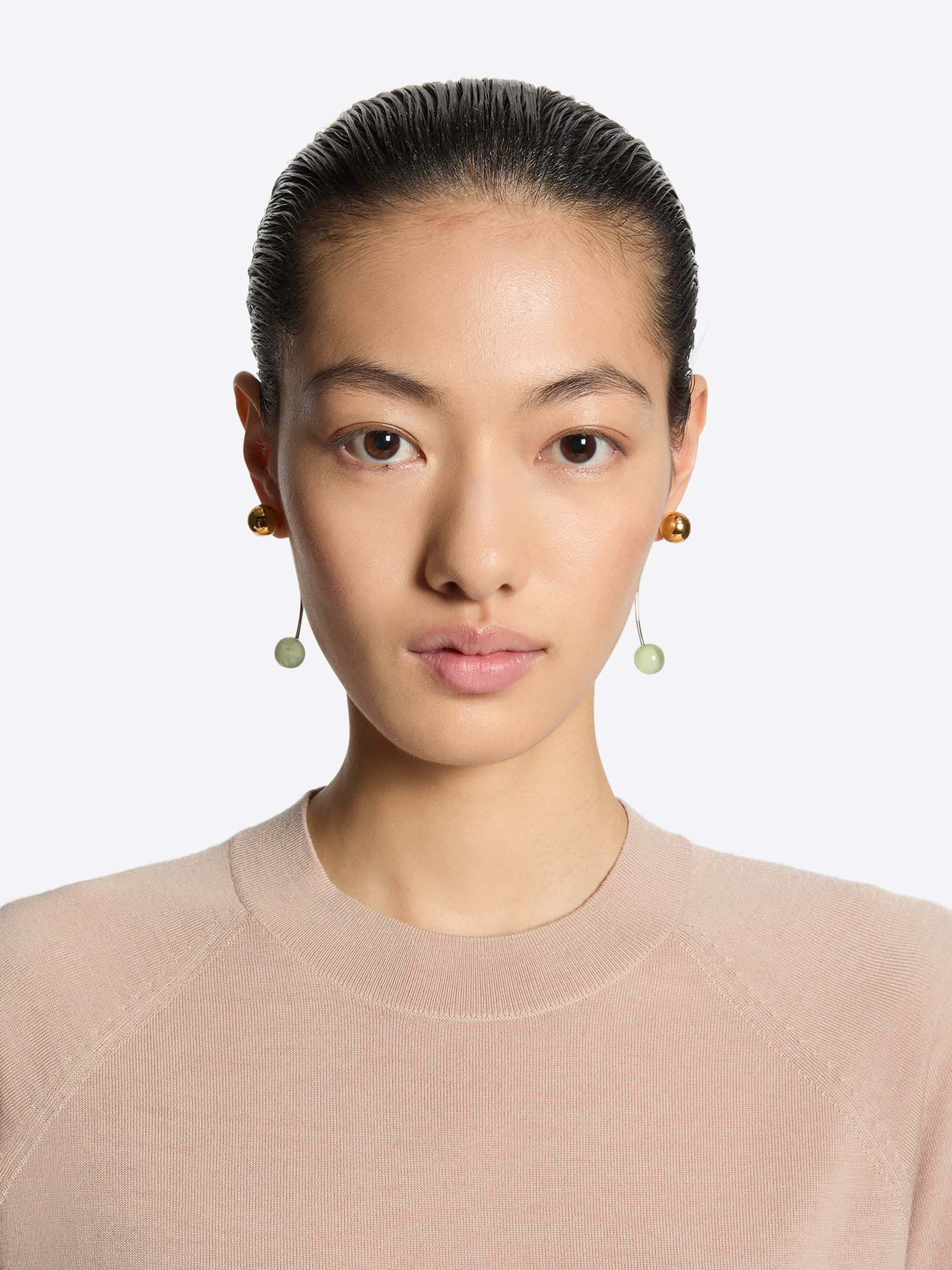 CHAIN STUD EARRINGS - 4