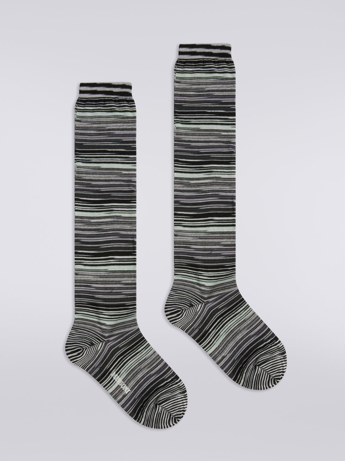 Slub cotton blend socks - 1