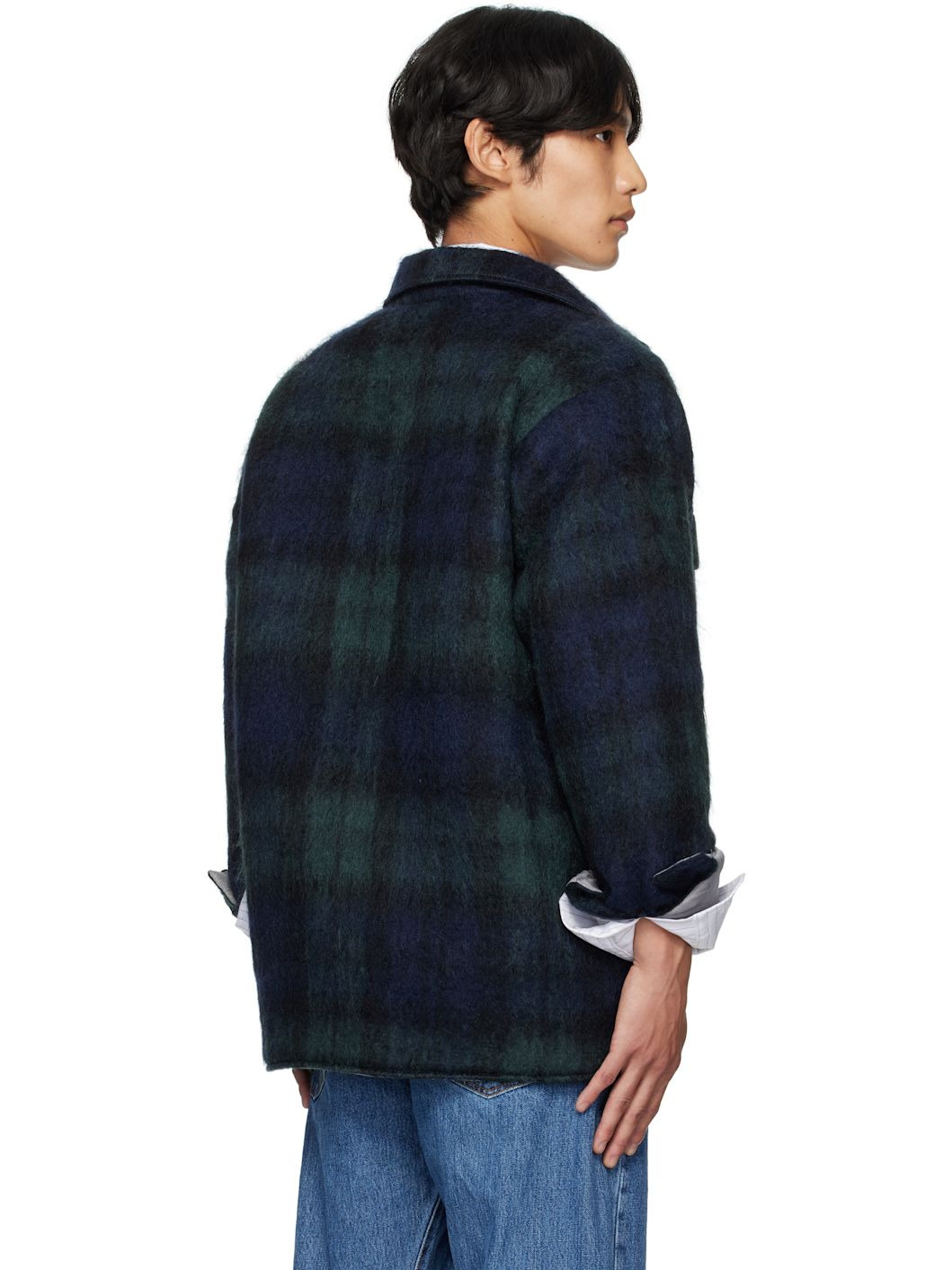 Navy & Green N°80 Woodhacker Shirt Jacket - 3