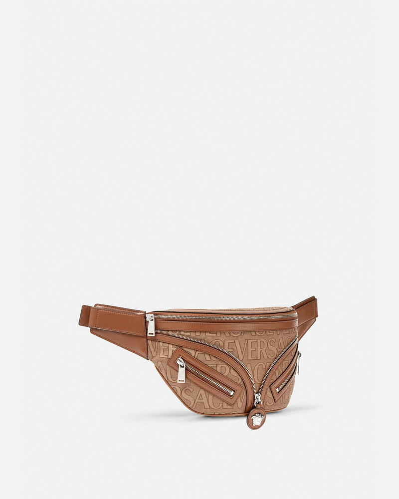 VERSACE Versace Allover Repeat Hobo Belt Bag outlook