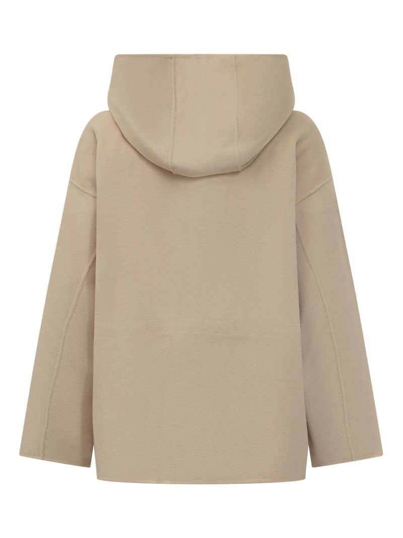 WEEKEND Max Mara hooded wool coat outlook