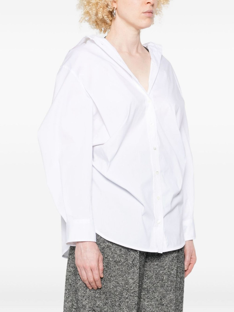 button-up curved-hem shirt 3