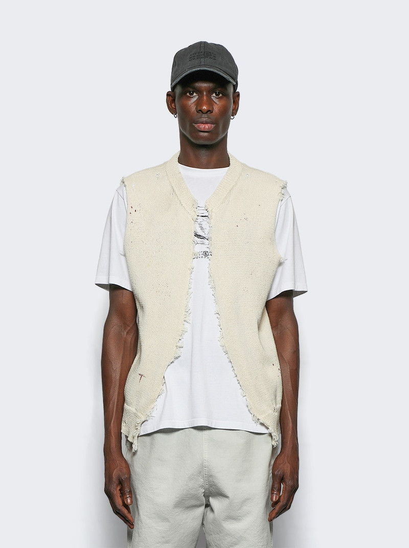 MM6 Maison Margiela Vest Cream outlook