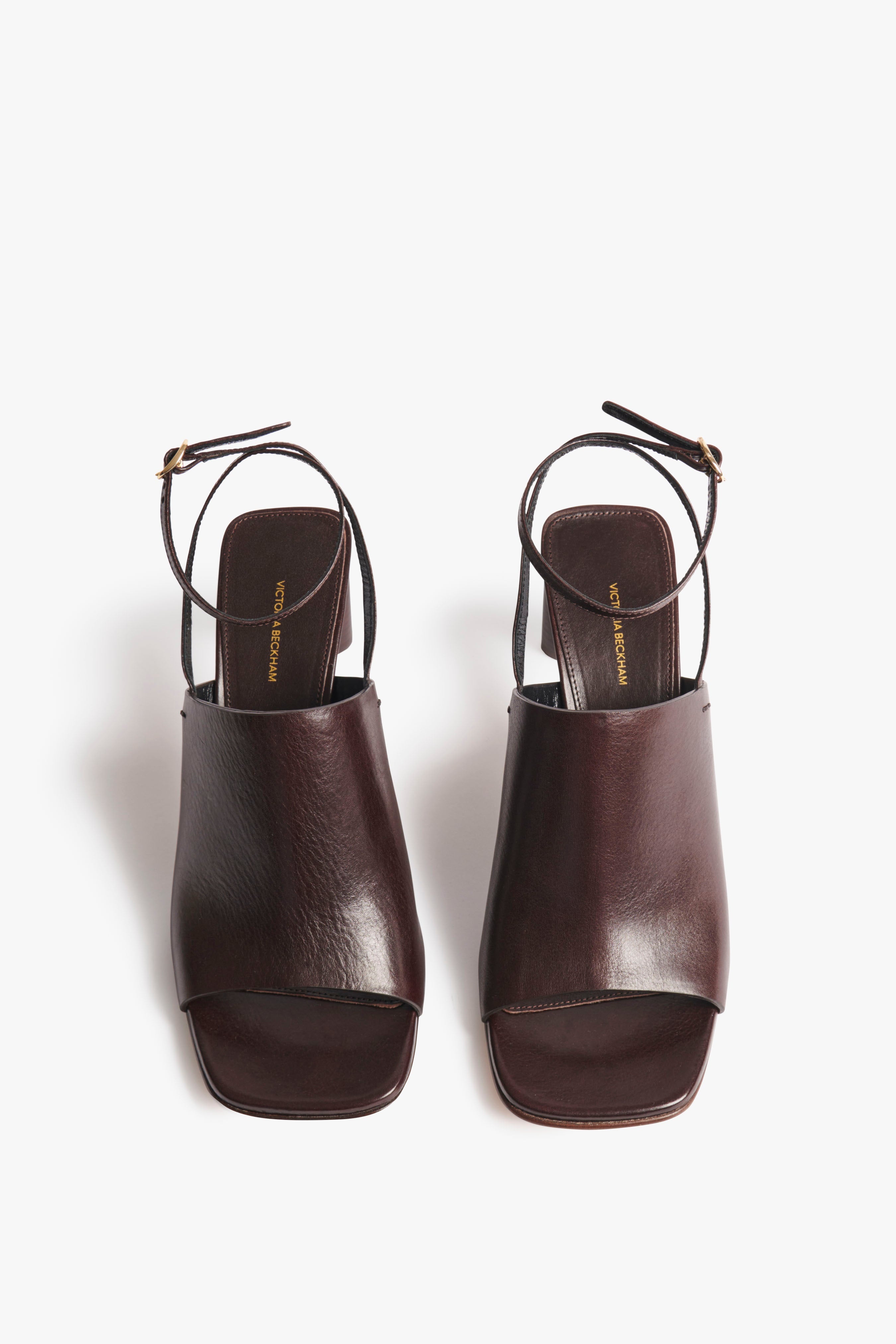 Alina Sandal in Dark Brown - 2