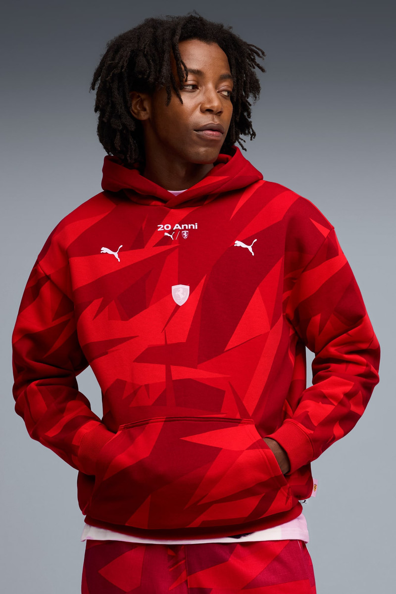 PUMA Scuderia Ferrari HP 20 Years of Red Men's Hoodie outlook
