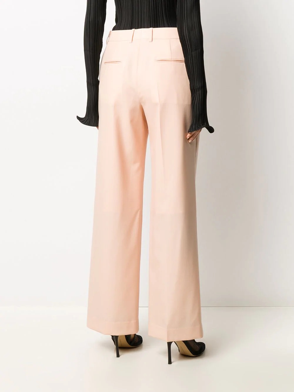 wide-leg tailored trousers - 4