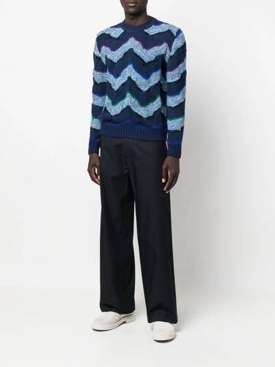 Missoni zig-zag knitted jumper outlook