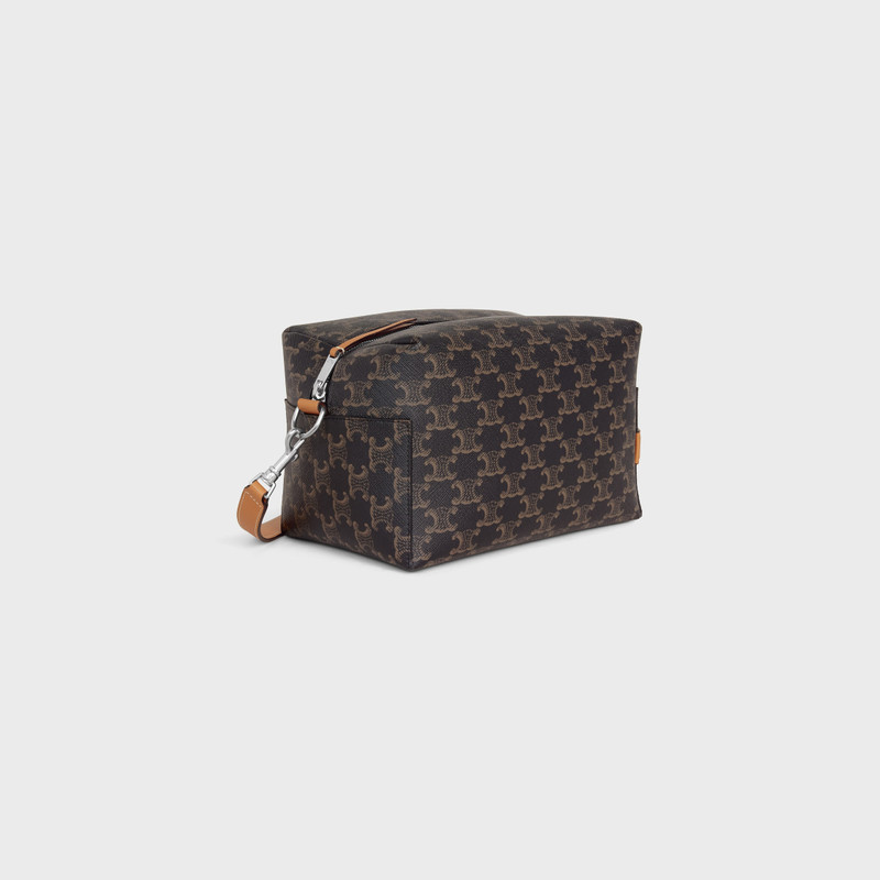 CELINE CROSSBODY BAG TAKE AWAY IN TRIOMPHE CANVAS AND CALFSKIN outlook