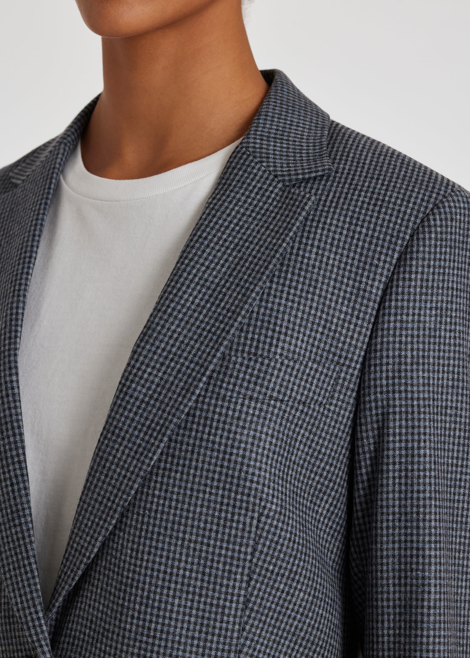 Wool-Blend Micro Check Suit - 7