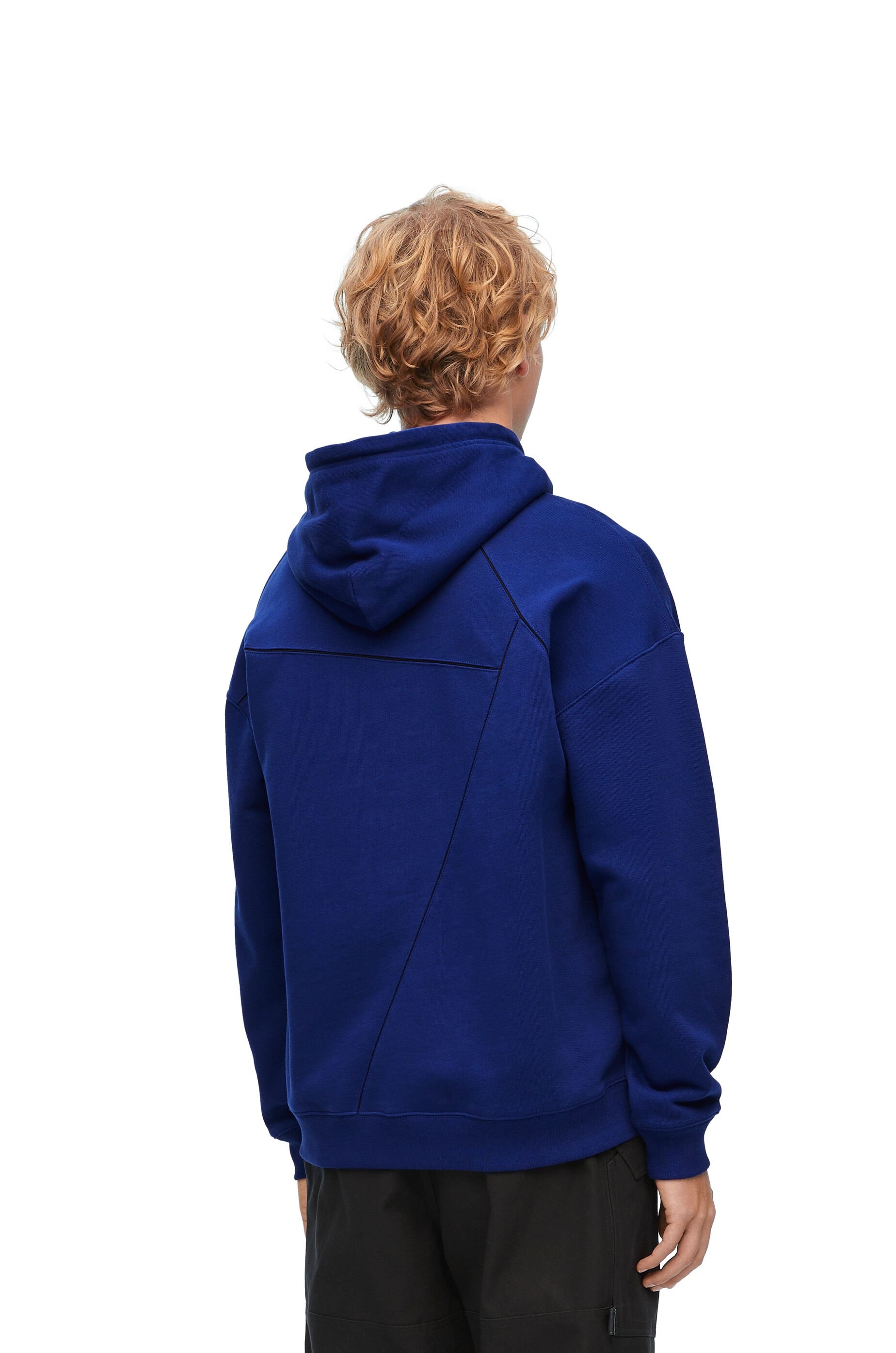 Puzzle relaxed fit hoodie in cotton - 4