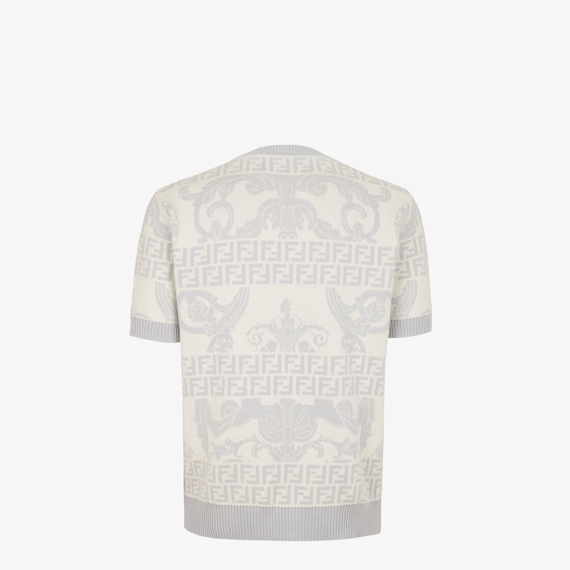 Fendace white wool pullover - 2