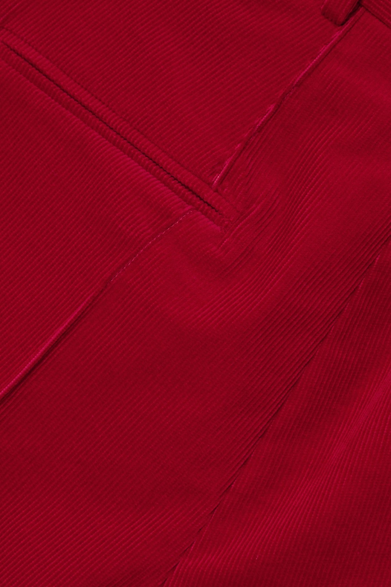 Cotton-corduroy flared pants - 8