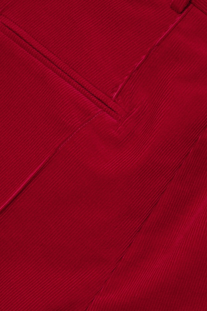 Cotton-corduroy flared pants 4