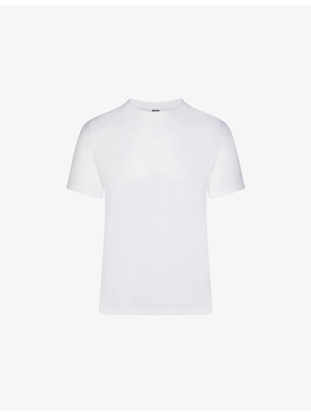 Crewneck short-sleeve cotton-jersey T-shirt - 1