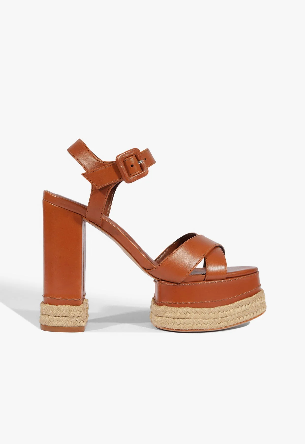 Hilda Rope High Leather Sandal - 1