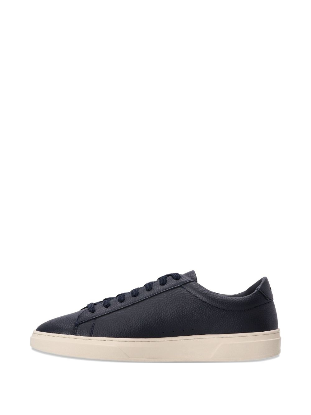 leather lace-up sneakers - 5