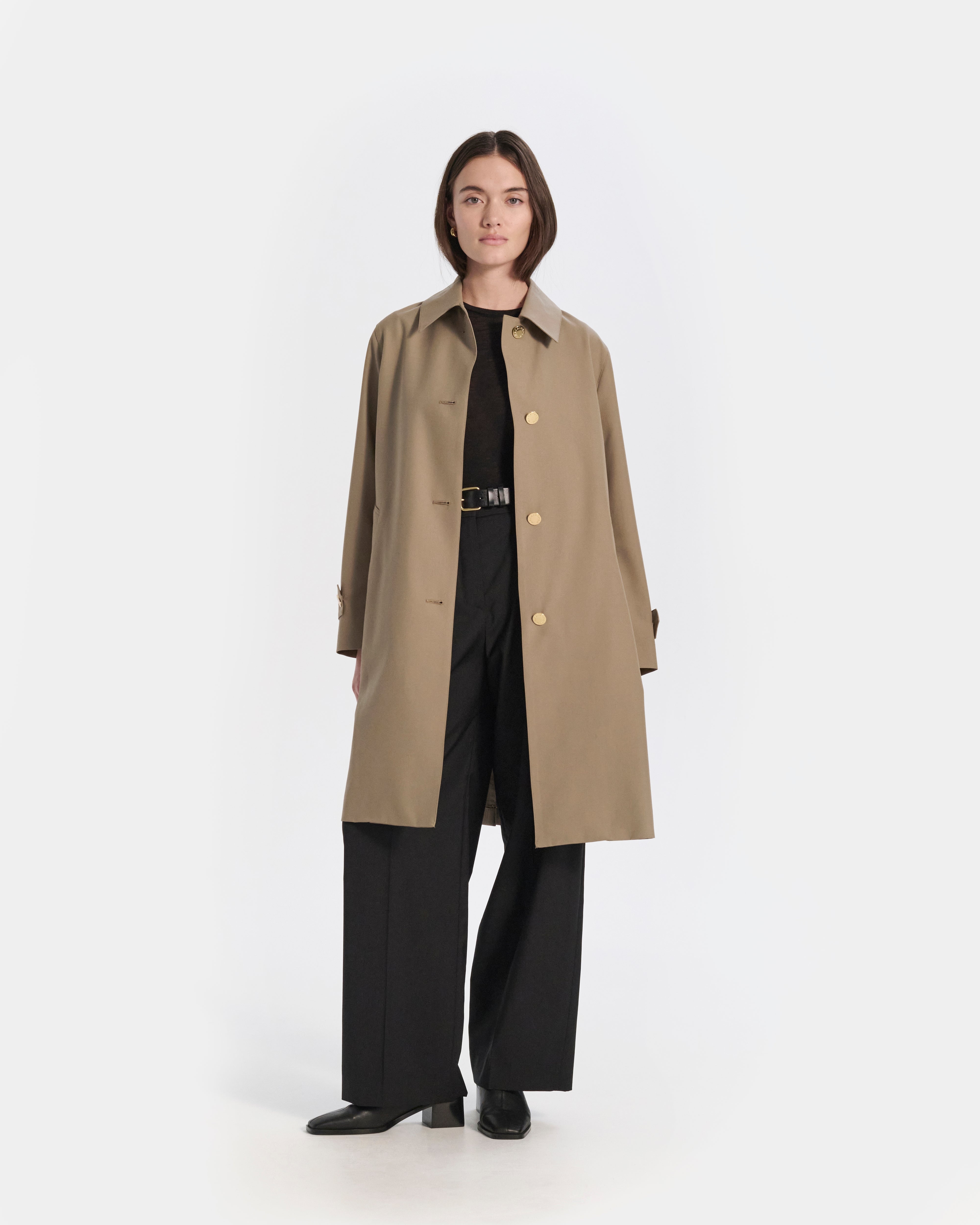 Banton Wool 3/4 Length Coat - 4