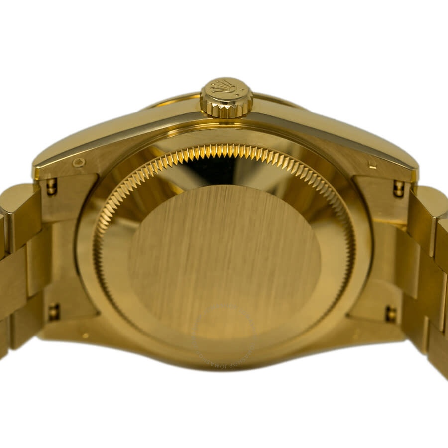 Rolex Day-Date Champagne  Automatic 18kt Yellow Gold Ladies  Watch118208CSP - 5