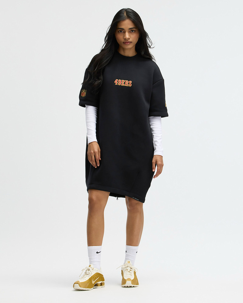 San Francisco 49ers Rivalries Collection Oversized Tech Fleece Women's Nike NFL Dress 3
