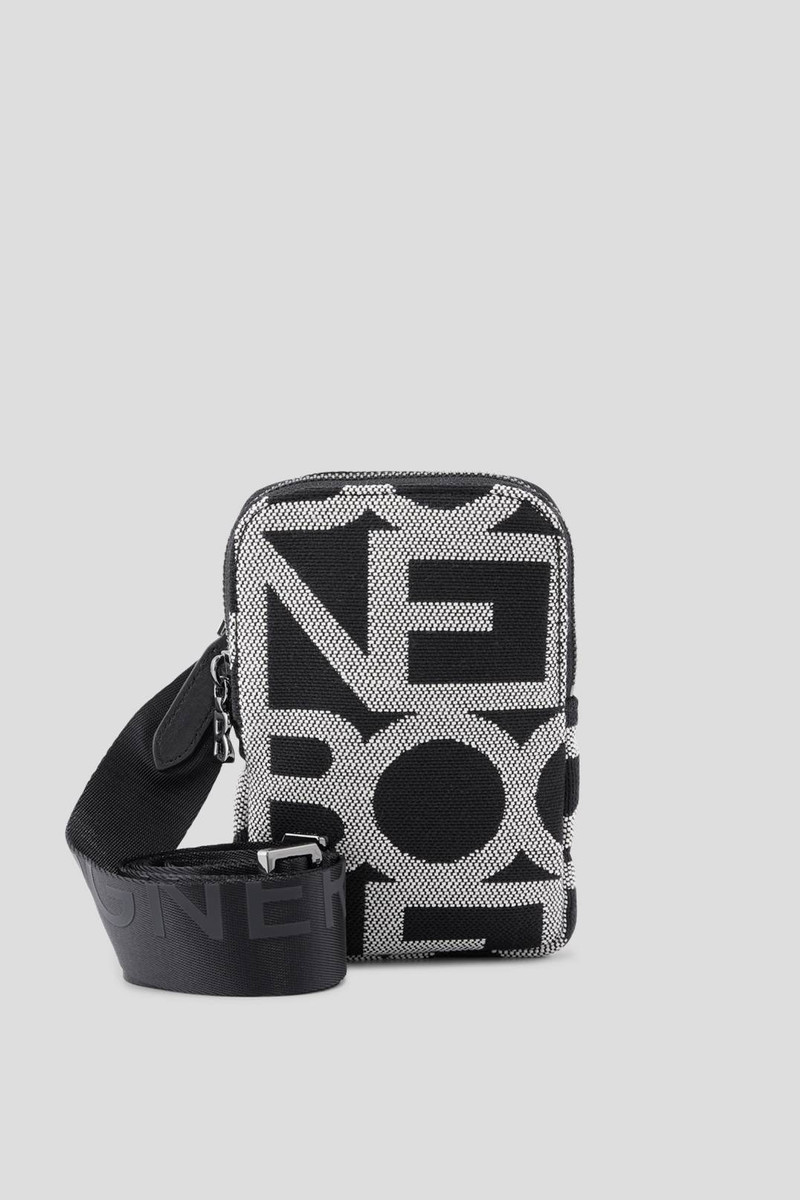 PANY JOHANNA SMARTPHONE POUCH IN BLACK/WHITE 1