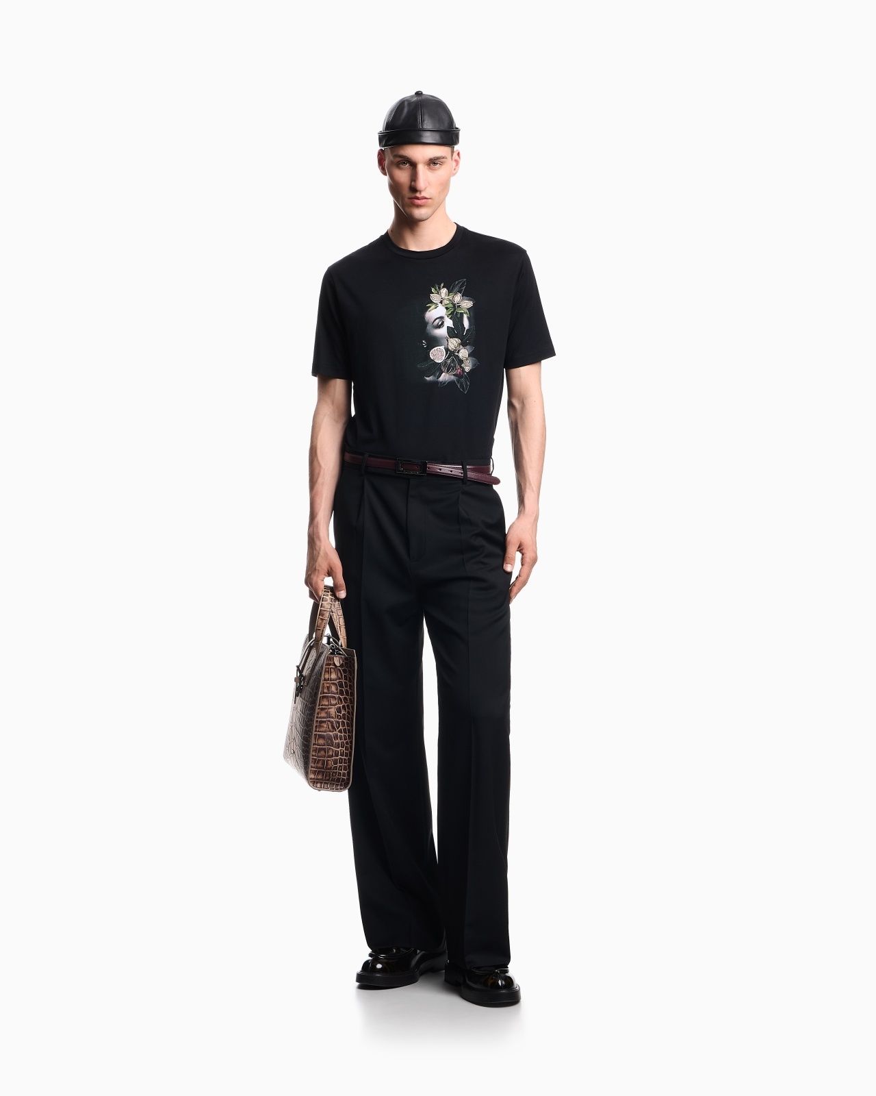 ASV JERSEY T-SHIRT WITH EMBROIDERY AND PRINT OF A WOMAN AND FOLIAGE - 2