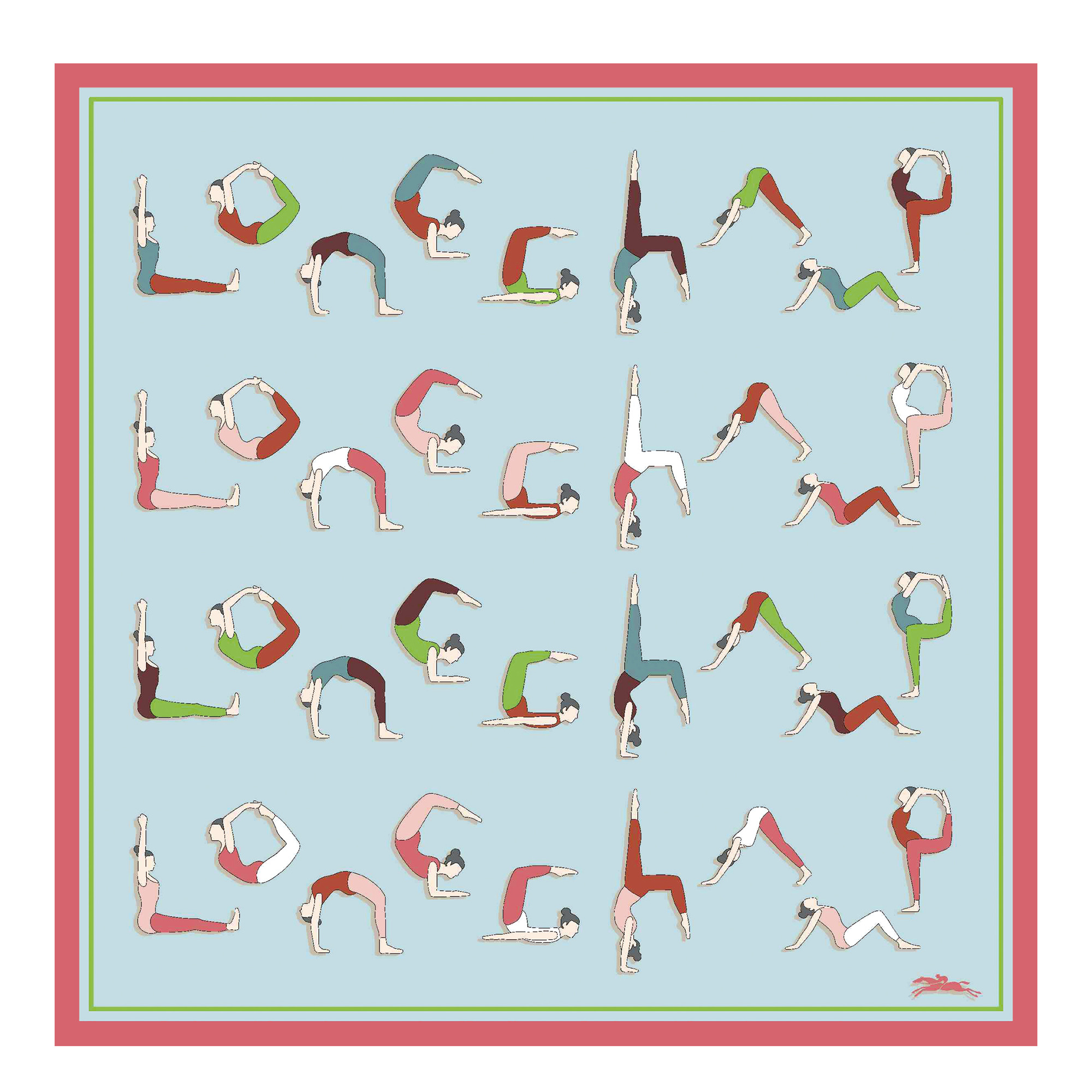 Yoga Silk scarf 50 Celadon - Silk - 1