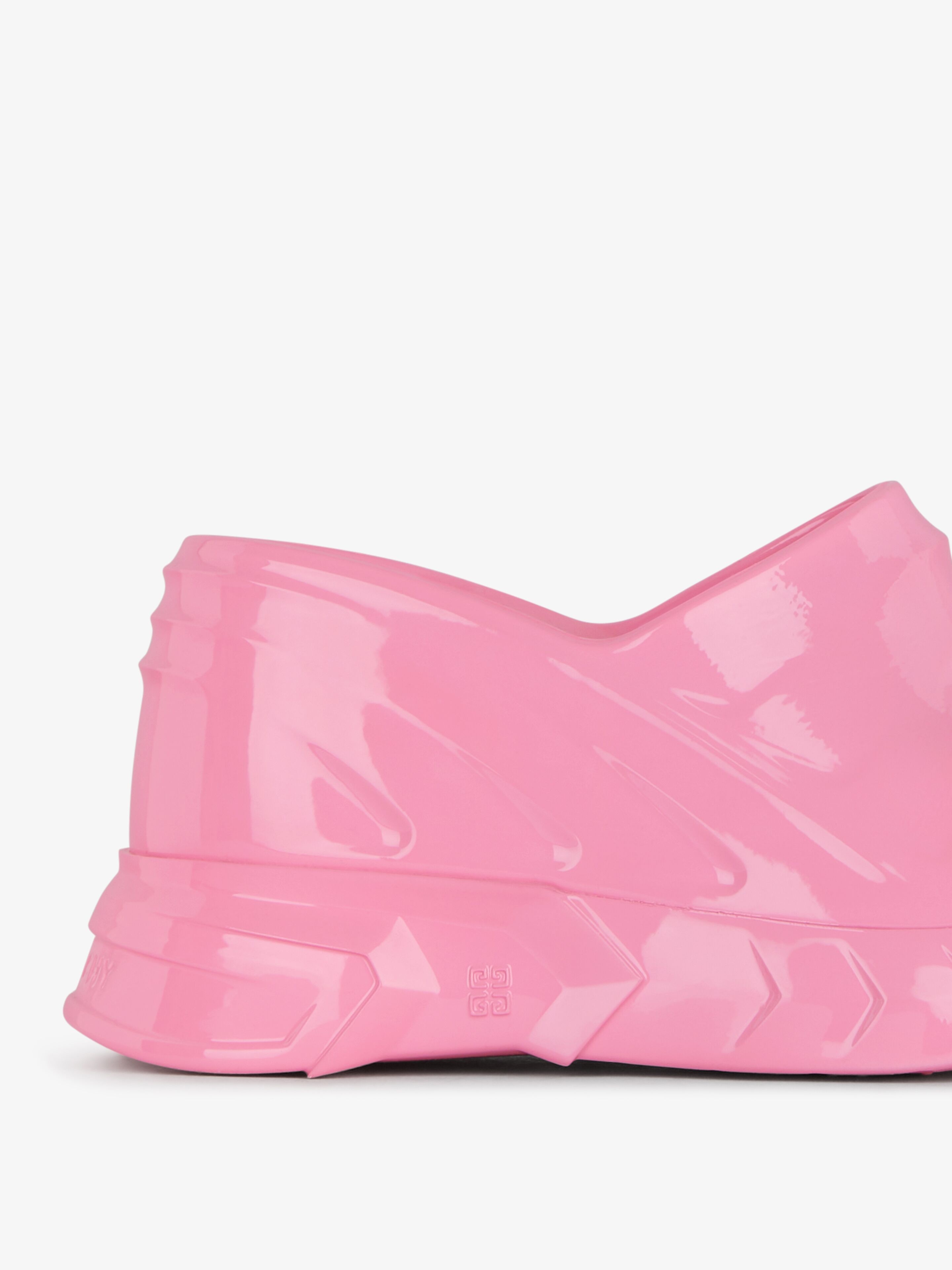MARSHMALLOW WEDGE SANDALS IN RUBBER - 6