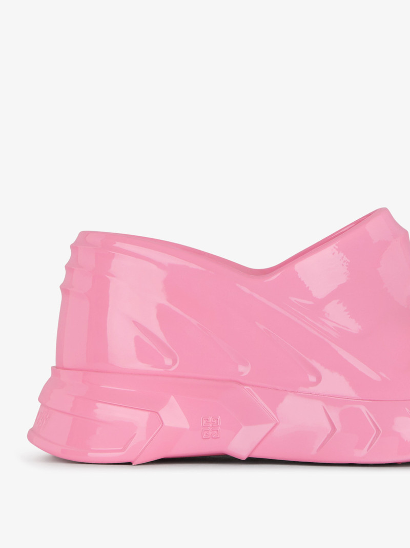 MARSHMALLOW WEDGE SANDALS IN RUBBER 6