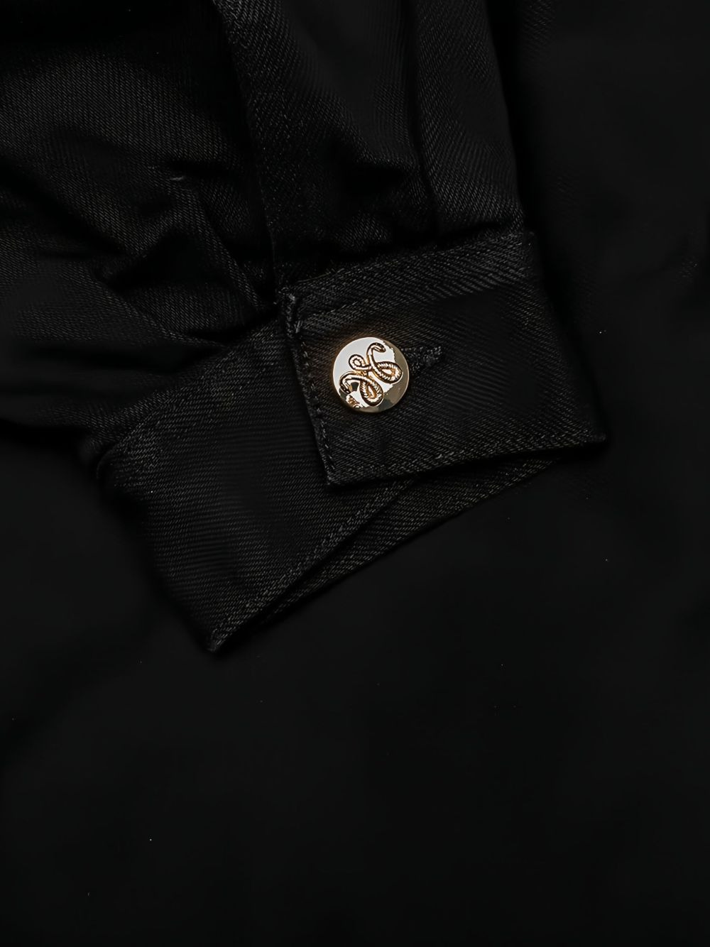 buttoned denim jacket - 4
