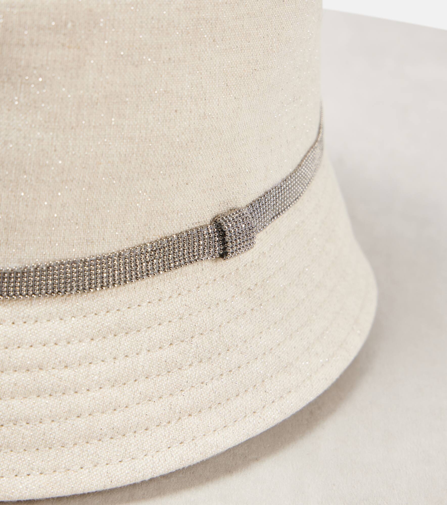 Linen canvas bucket hat - 3