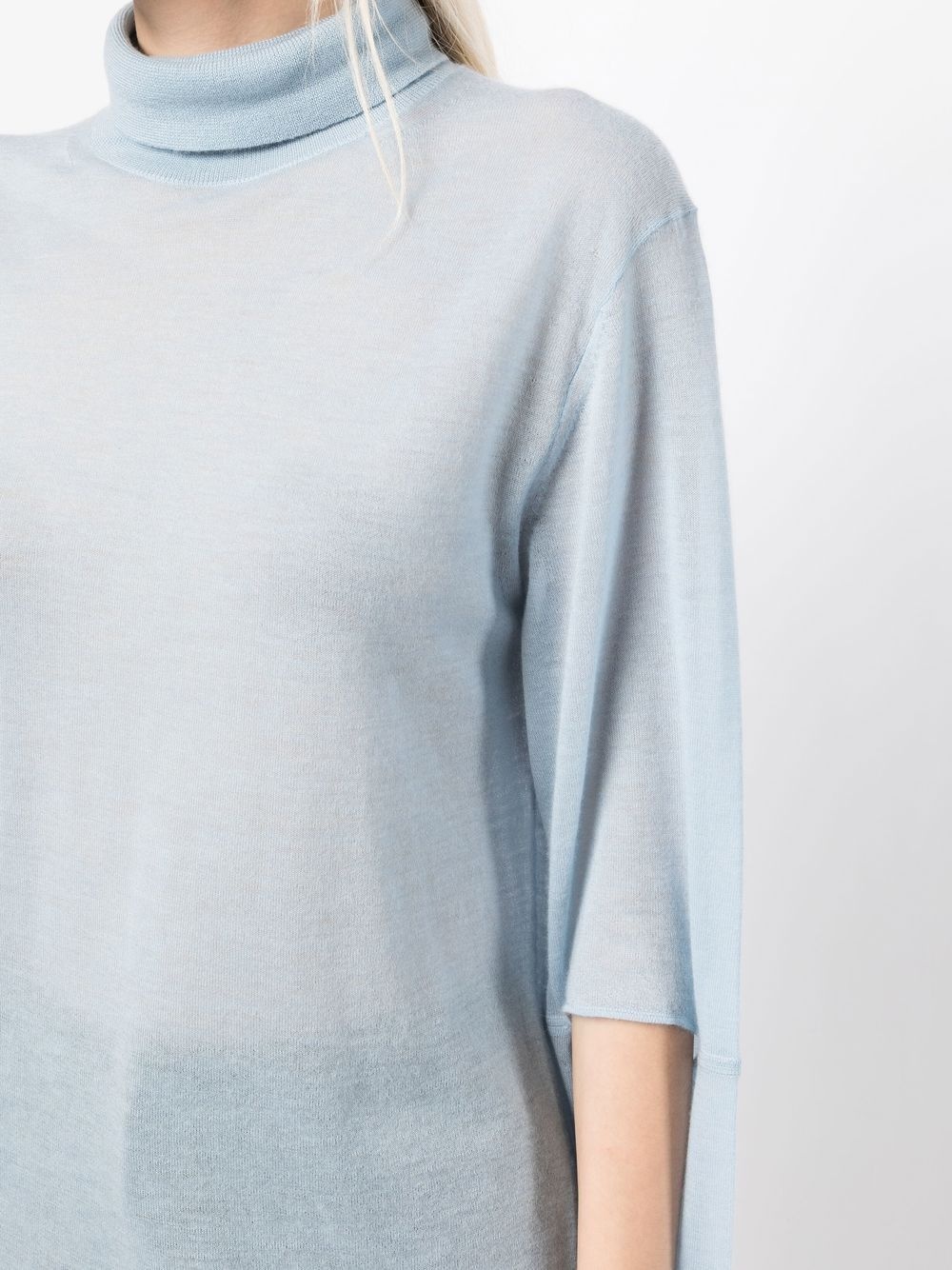 cut-out detail cashmere jumper - 5