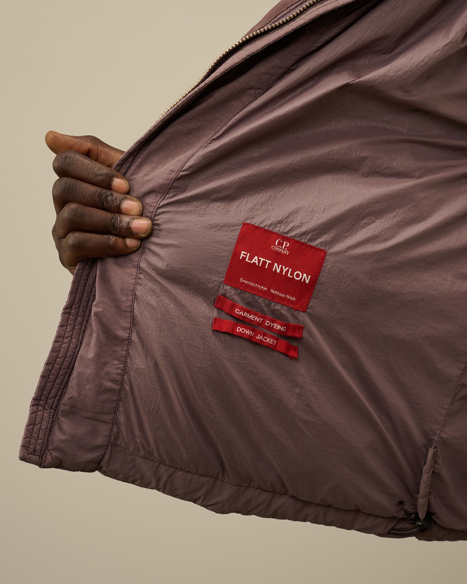 C.P. Company Flatt Nylon Short Down Jacket | REVERSIBLE