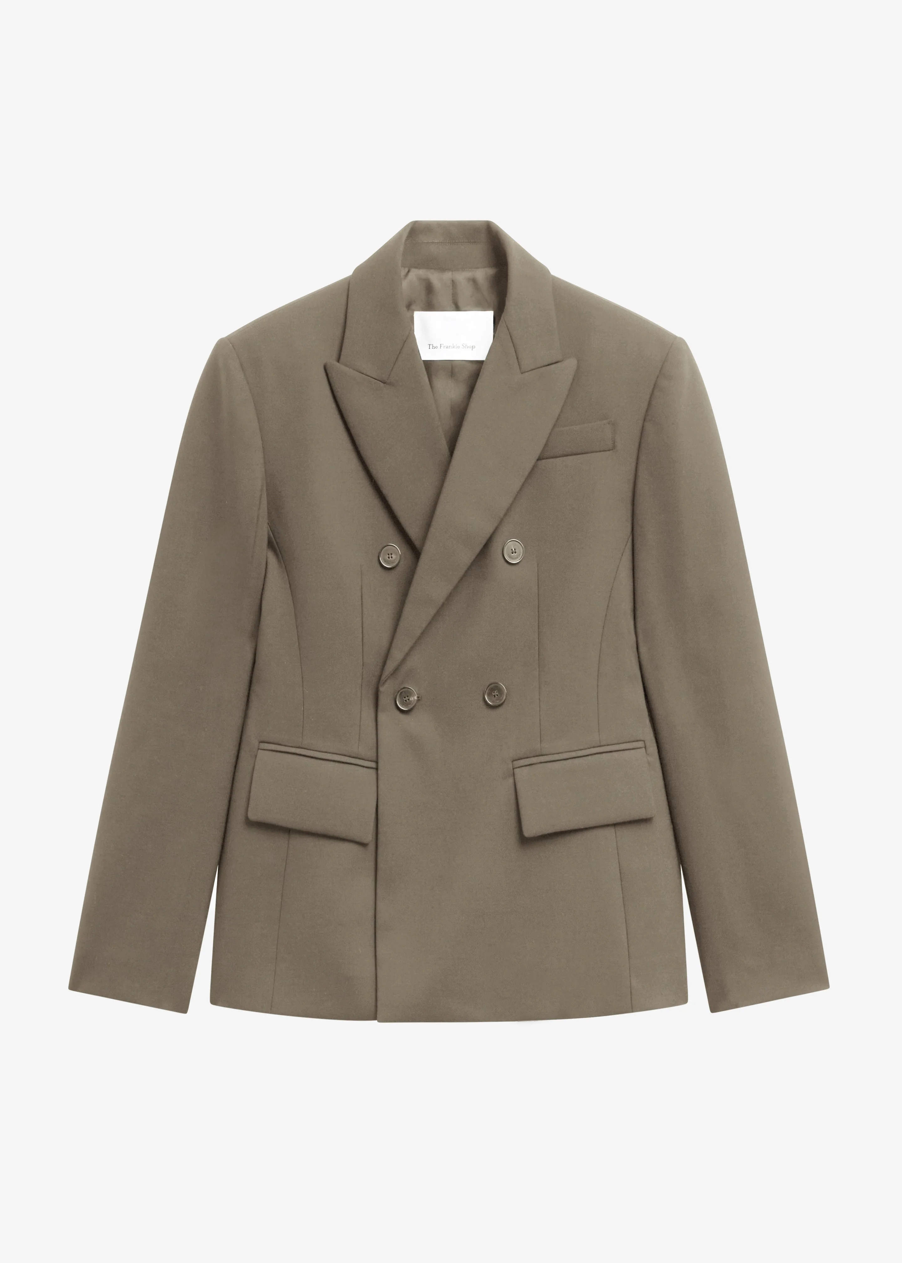 Doyer Cinched Blazer - Moss Green - 1