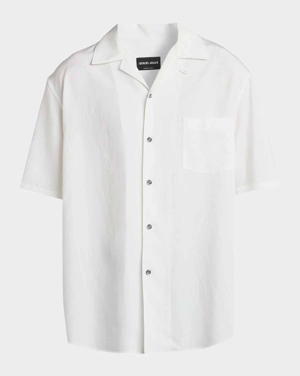 Men's Viscose and Nylon Pocket Short-Sleeve Shirt - 1