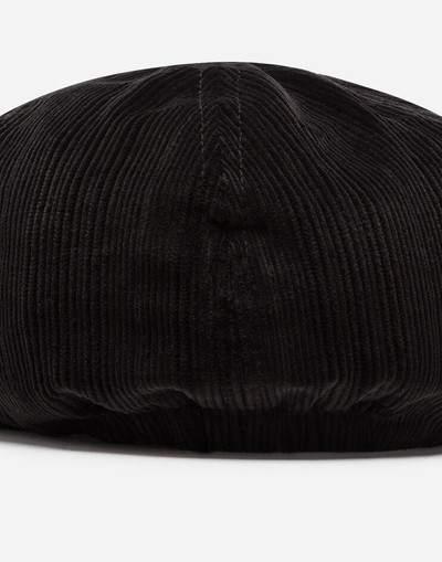 Dolce & Gabbana Needlecord flat cap outlook