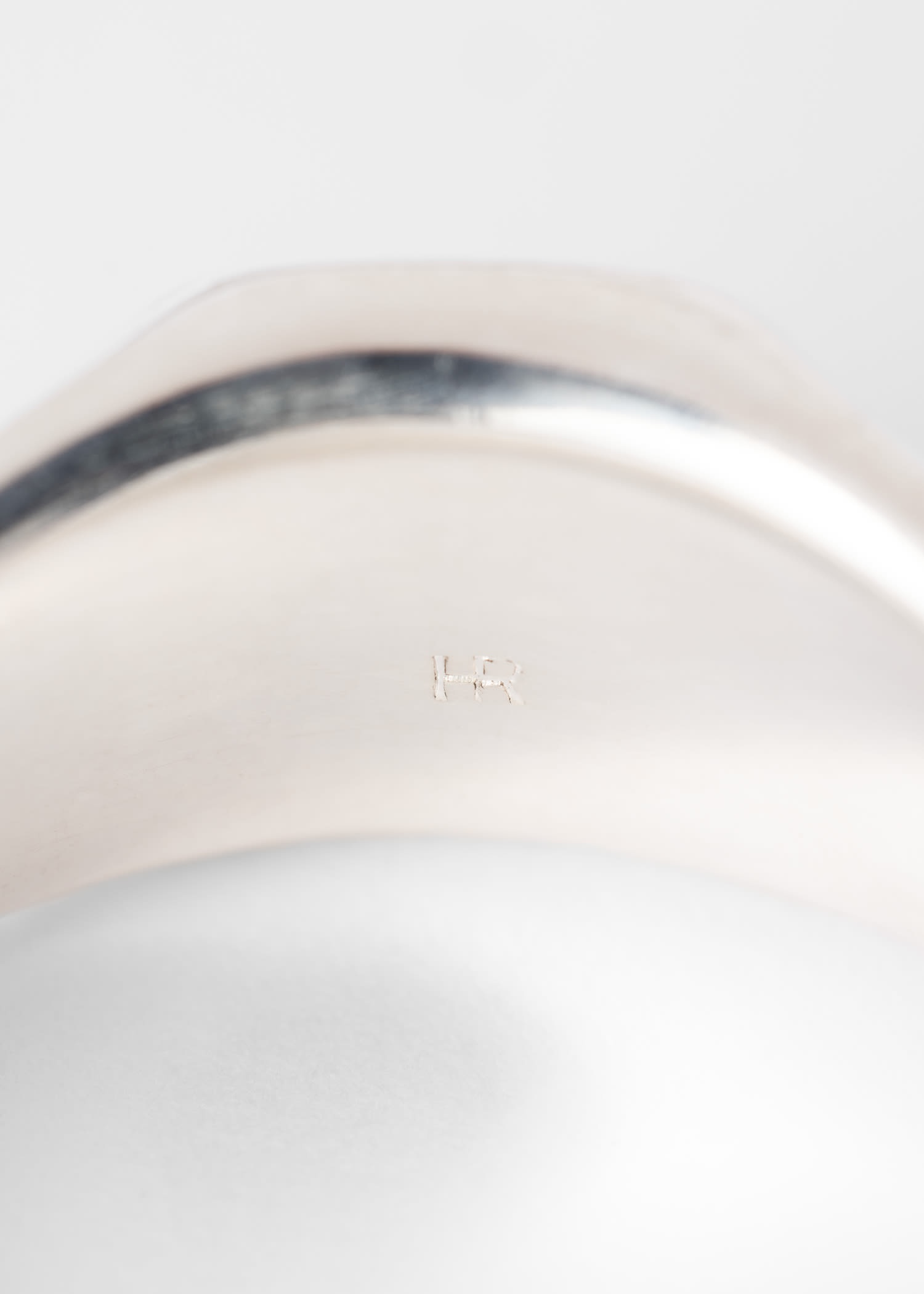 Sterling Silver & Enamel Signet Ring by Helena Rohner - 3